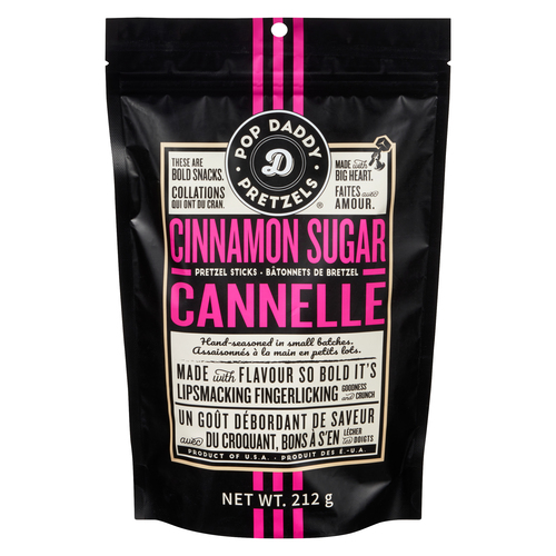 Pop Daddy Cinnamon Sugar Pretzel Sticks