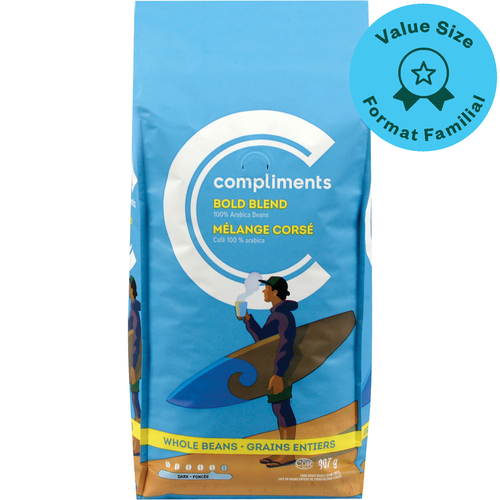 Compliments Coffee Whole Bean Bold Blend