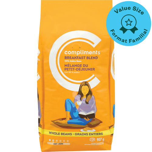 Compliments Coffee Whole Bean Bold Blend