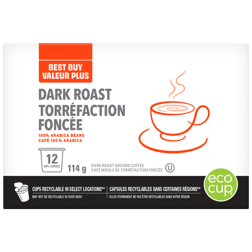 Buy Best Buy Coffee Cups Dark Roast 12 EA | Sobeys Inc.