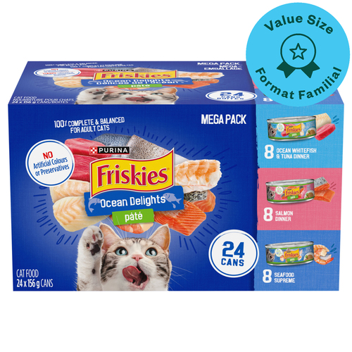 Friskies Pâté Ocean Delights Variety Pack Wet Cat Food