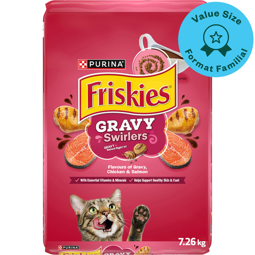Friskies Gravy Swirlers Dry Cat Food