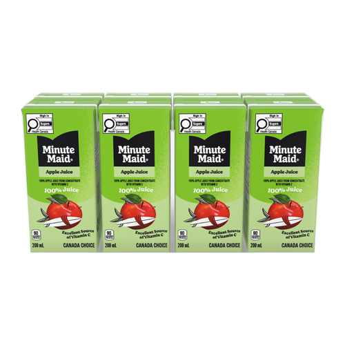 Minute Maid 100% Apple Juice From Concentrate 8 x 200 ml