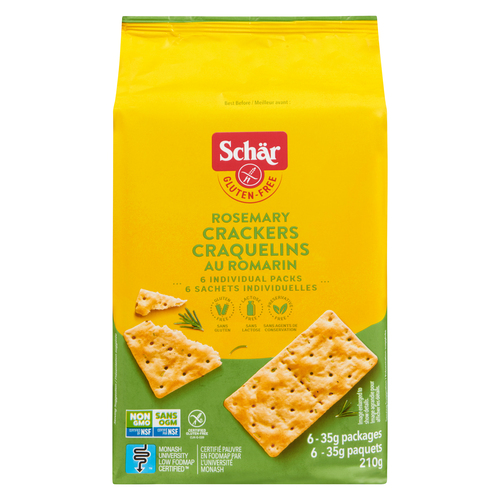 Schar Gluten-Free Crackers Rosemary