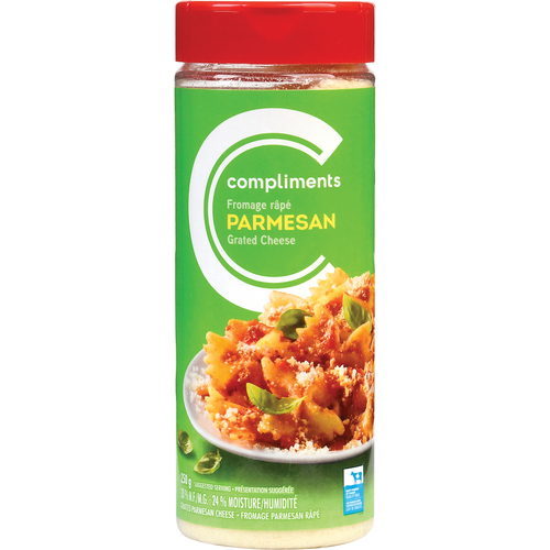 Compliments Grated Parmesan Cheese