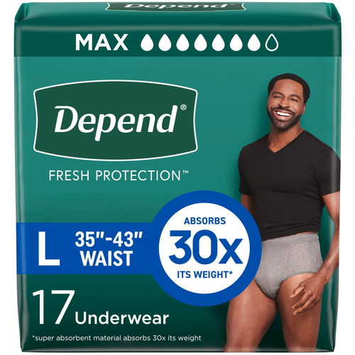 Depends Fresh Protection Adult Incontinence Underwear for Women