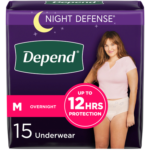 Depend Overnight Women's Underwear
