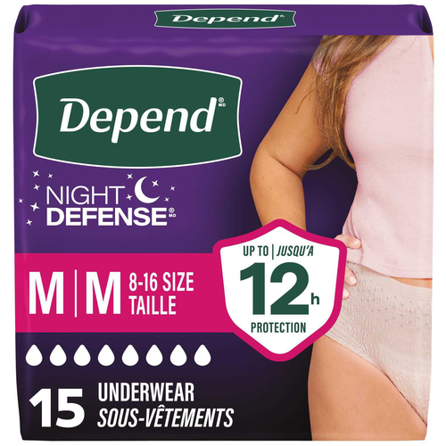 Depend Overnight Women's Underwear