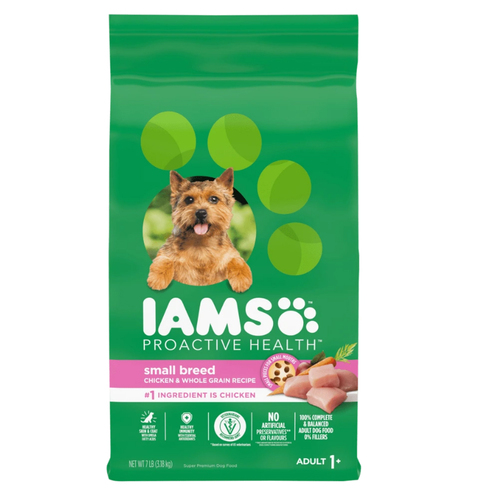 IAMS Dry Dog Food Small Breed Adult Chicken & Whole Grains