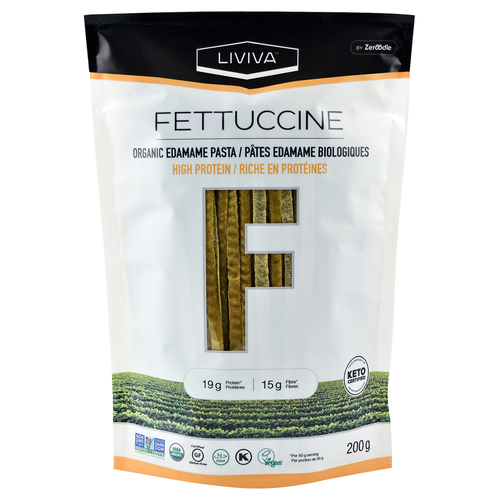 Liviva Organic Fettuccine Pasta Edamame