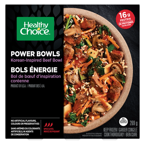 Healthy Choice Frozen Power Bowls Korean-Inspired Frozen Dinner