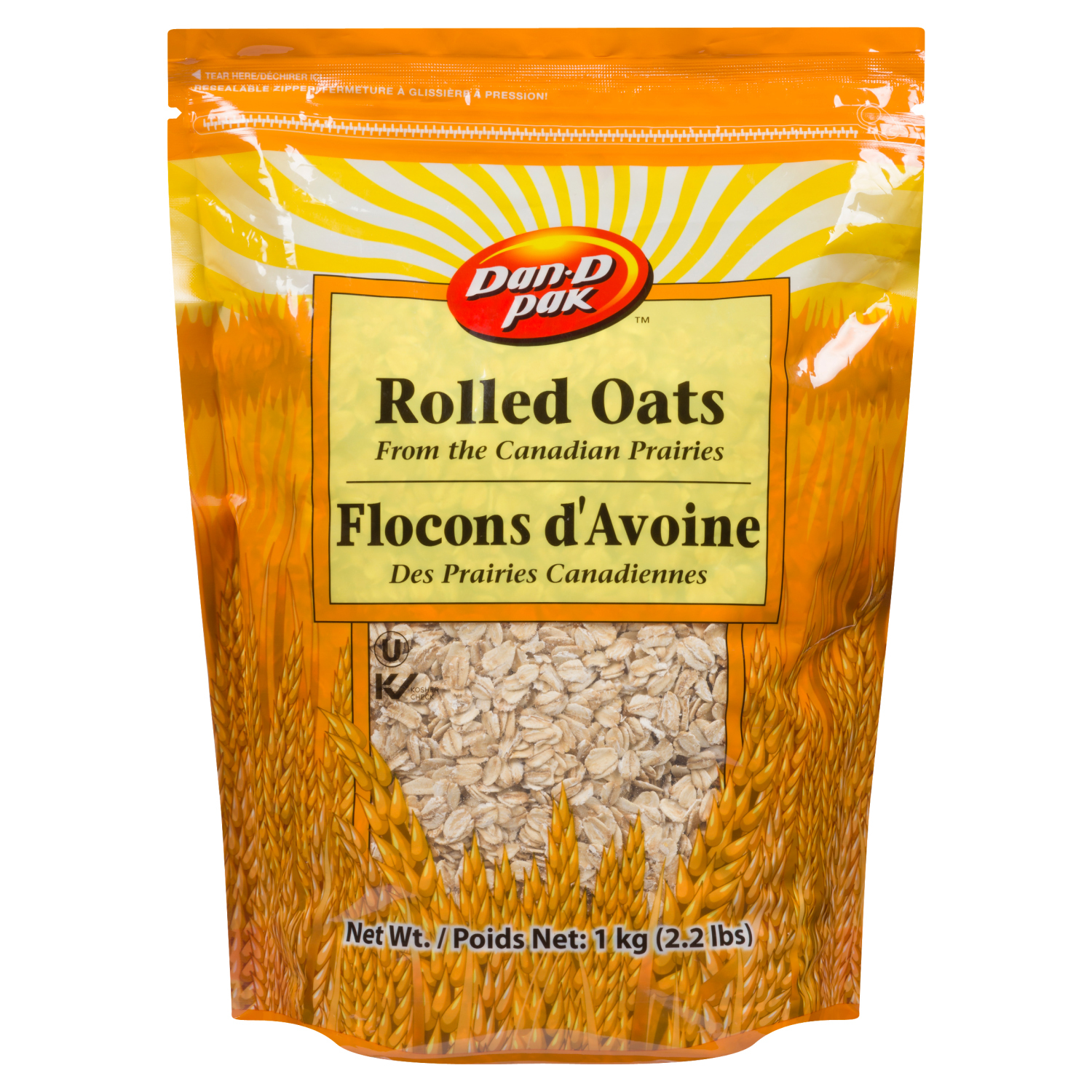 Buy Dan-D Pak Rolled Oats 1 kg | Thrifty Foods
