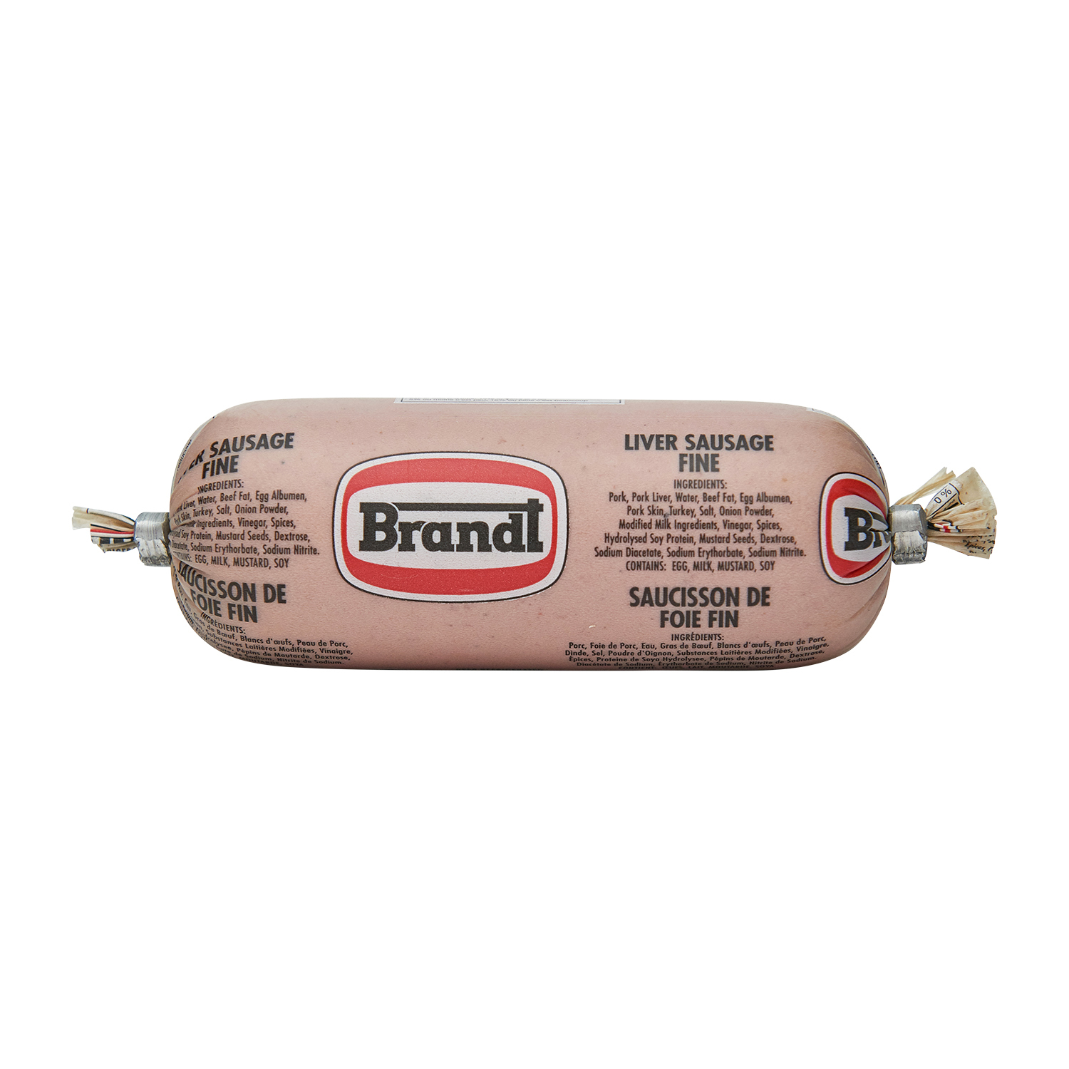 Brandt Gluten-Free Liver Sausage Fine Chub