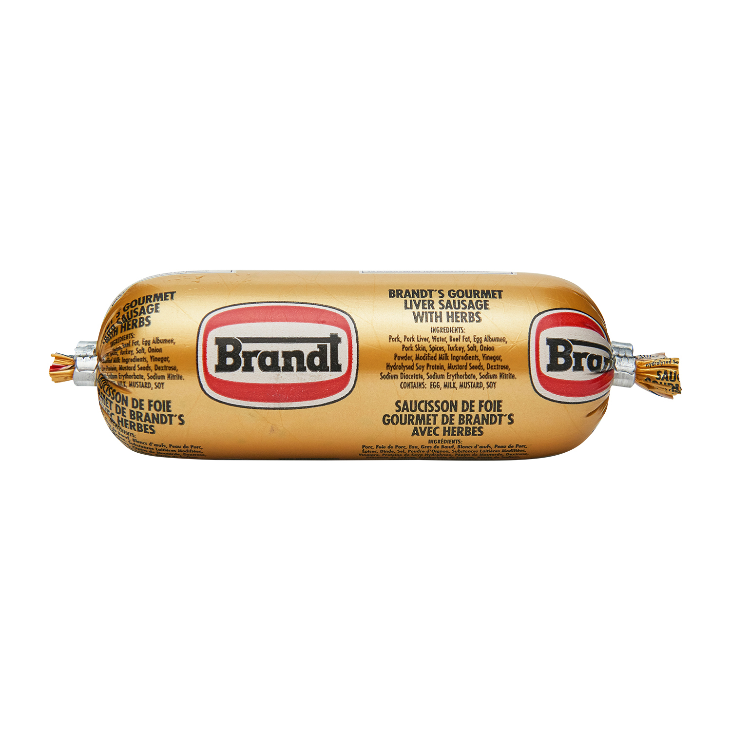Brandt Gluten-Free Gourmet Liver Sausage With Herbs