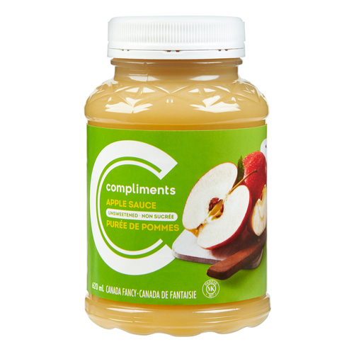 Compliments Unsweetened Apple Sauce