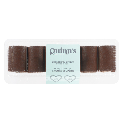 Quinn's Bakery Cookies N Cream Swiss Roll