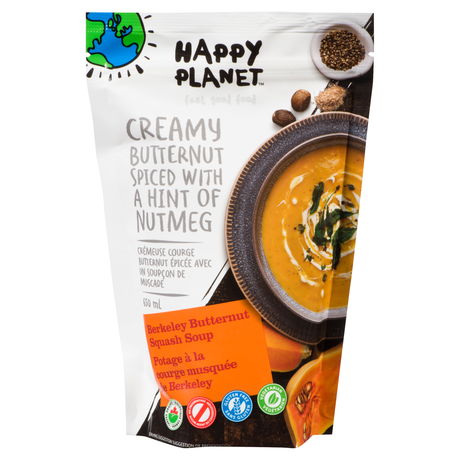 Happy Planet Gluten-Free Soup Creamy Butternut Squash