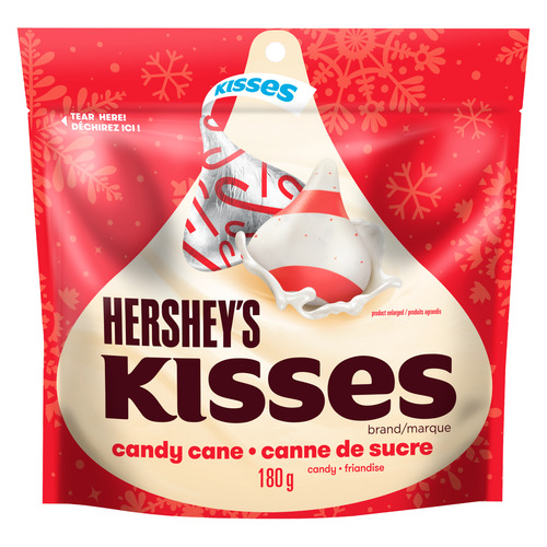 Hershey's Kisses Chocolate Candy Cane