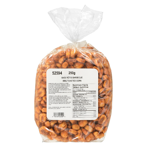 Buy Les Aliments Johnvince Corn Nuts Toasted BBQ 250 g | IGA