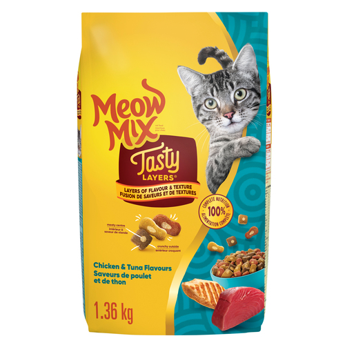 Meow Mix Tasty Layers Chicken and Tuna Flavour