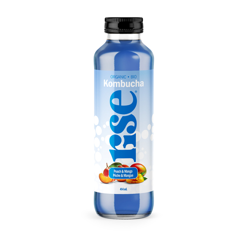 Rise Peach & Mango Organic Kombucha
