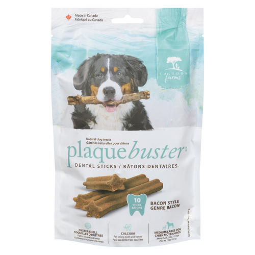 Caledon Farms All Natural Dog Treats Plaque Busters Bacon Style