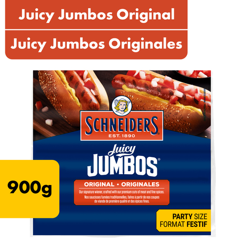 Buy Schneiders Juicy Jumbos Hot Dogs Original Family Pack 900 g