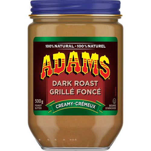 Adams Dark Roast Creamy Peanut Butter