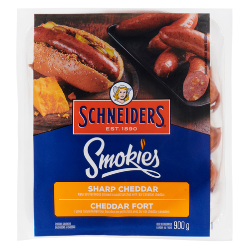 Schneiders Smokies Smoked Sausage Sharp Cheddar