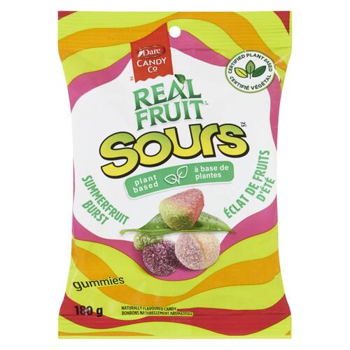 Dare Real Fruit Candy Gummies Sours Minis Summerfruit Burst