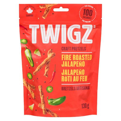 Twigz Fire Roasted Jalapeno Pretzels