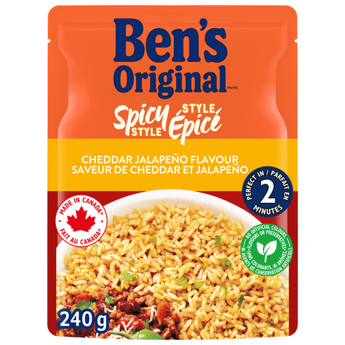 Ben's Original Rice Spicy Style Cheddar & Jalapeno Flavour 240 g