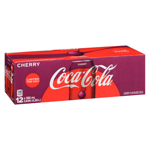 Buy Coca-Cola Cherry 12 x 355 ml (cans) | FreshCo
