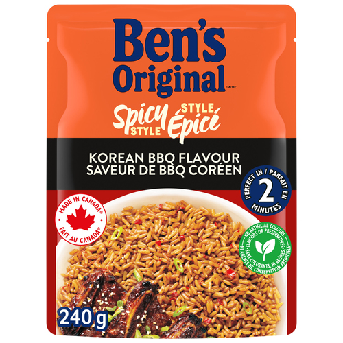 Ben's Original Rice Side Spicy Style Korean Bbq 240 g
