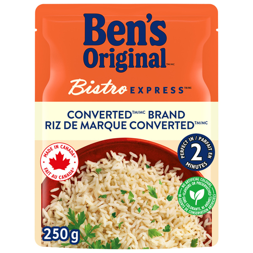 Ben's Original Bistro Express White Rice Converted Long Grain 250 g