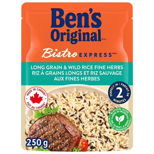 Ben's Original Bistro Express Long Grain & Wild Rice Fine Herbs 250 g