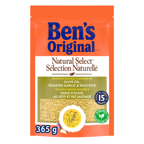Buy Ben's Original Natural Select Rice Olive Oil Garlic Flavour & Wild ...