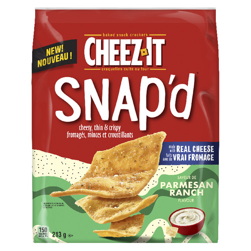 Kellogg Cheez-It Snap'd Crackers Ranch Flavour