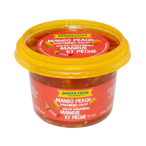 Garden Fresh Gourmet Habanero Salsa Mango Peach