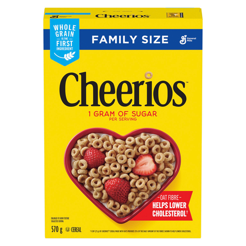 Buy Cheerios Cereal Original Whole Grains Family Size 570 g | IGA