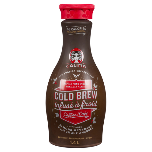 Califia Farms Dairy-Free Cold Brew Coffee Peppermint Mocha Almond