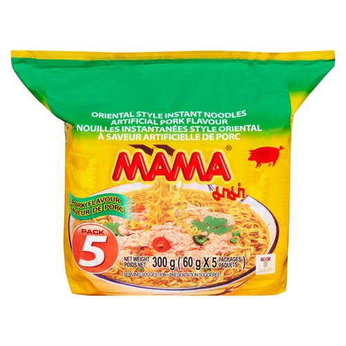 サラmama Mama Chicken Flavoured Oriental Style Instant Noodles (12x60g