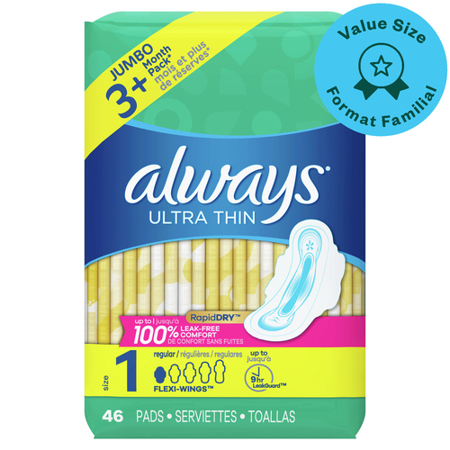 Always Ultra Thin Pads Regular