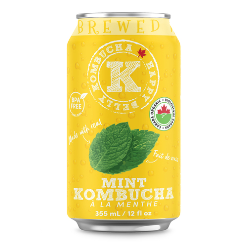 Happy Belly Kombucha Mint