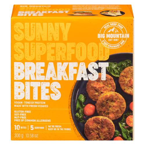 Big Mountain Superfood Breakfast Bites with Fresh Veggies