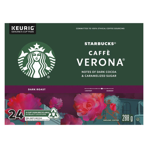 Starbucks Coffee Pods Caffè Verona Dark Roast