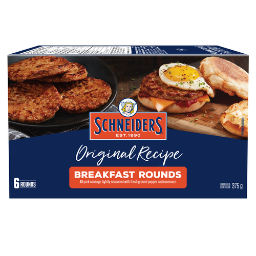 Schneiders Breakfast Sausage Rounds Original Recipe