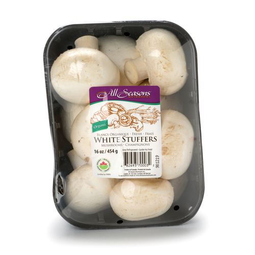 Organic White Stuffers Mushrooms