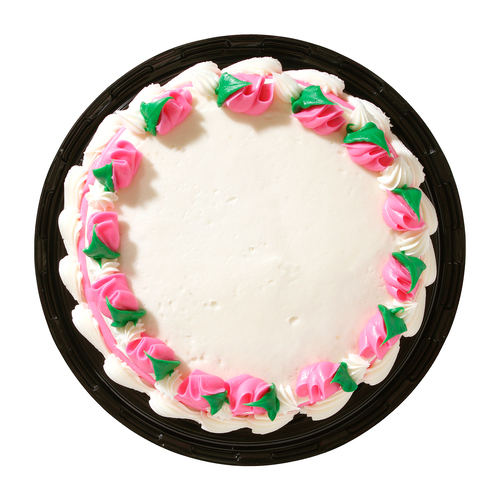 Round Celebration Cake White 8-Inch