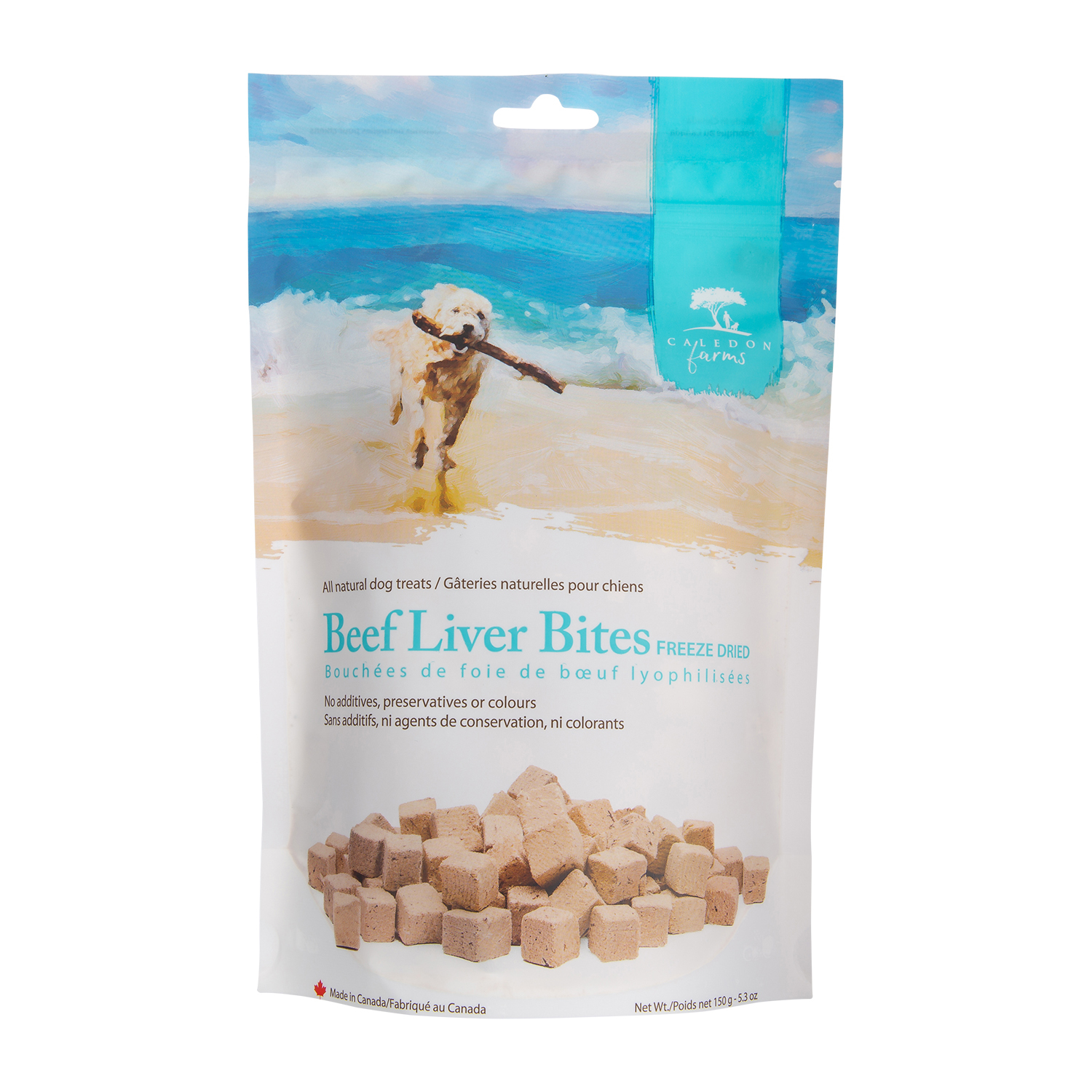 Caledon Farms All Natural Dog Treats Beef Liver Bites